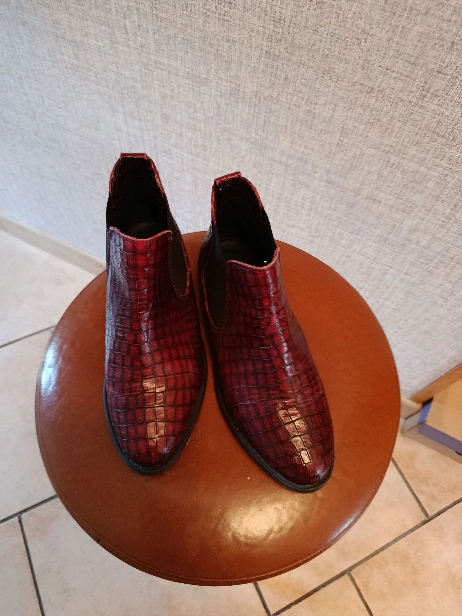 Bottines plates 